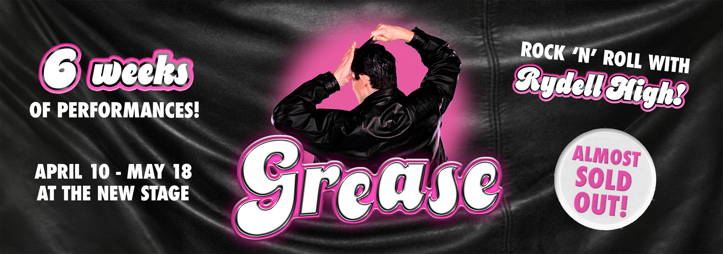 Grease at the Broadway Rose New Stage. April 10 to May 18. Click here to get tickets.