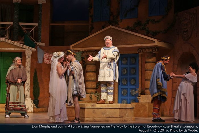 Dan Murphy and Cast in A Funny Thing... Forum