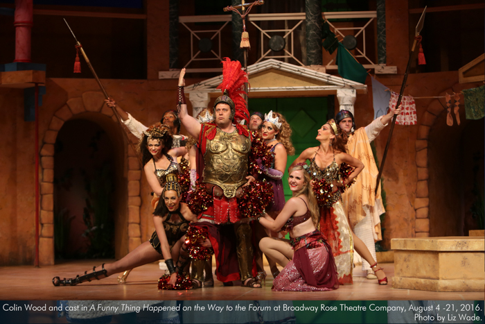 Colin Wood and cast in A Funny Thing... Forum