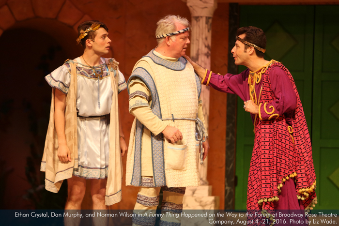 Ethan Crystal, Dan Murphy, and Norman Wilson in A Funny Thing...Forum