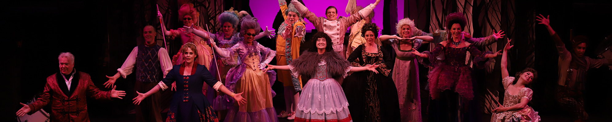 Photo of the cast from Broadway Rose Theatre's "Into the Woods"