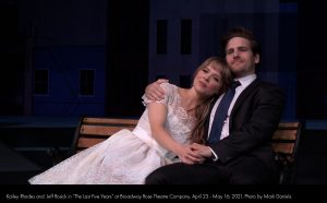 Kailey Rhodes and Jeff Rosick in The Last Five Years