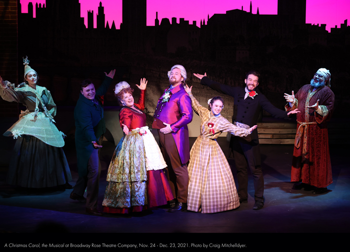 Broadway Rose Christmas 2022 A Christmas Carol, Musical | Broadway Rose Theatre Company