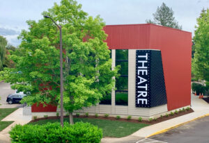 Photo of the new Theatre Facade