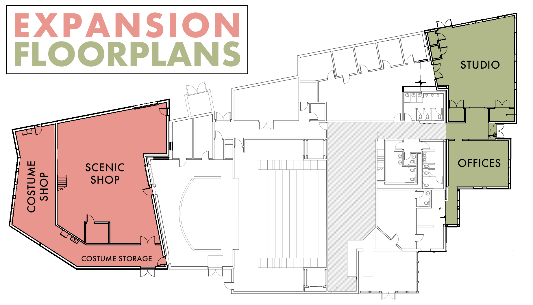 Floorplan for the new Broadway Rose Theatre Floorplan for the new Broadway Rose Theatre