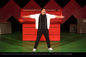 Kimo Camat in You're a Good man, Charlie Brown. Photo by Craig Mitchelldyer.