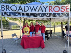 Broadway Rose Staff and Guild members at an event in Lake Oswego.