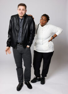 Publicity photo for The Evolution of Mann featuring Richie Stone as Henry Mann and Kortney Ballenger as Gwen