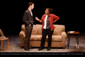 Production Photo - The Evolution of Mann. Richie Stone and Kortney Ballenger.