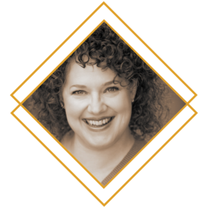 Headshot in gold - Emily Sahler 1