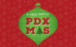 Logo for A Very Merry PDX-mas