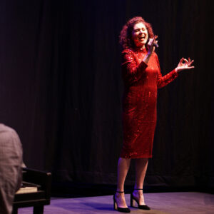Photo of a cabaret performance at Broadway Rose.