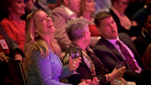 What to find at the gala: The audience truly enjoying themselves at a night of reverie and community.