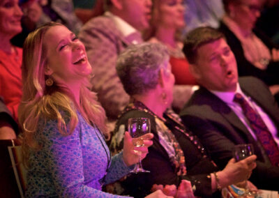 What to find at the gala: The audience truly enjoying themselves at a night of reverie and community.