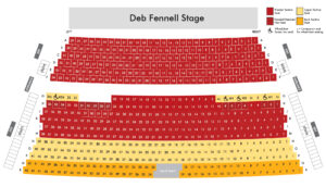 2023 - Deb Fennell Auditorium Seat Map