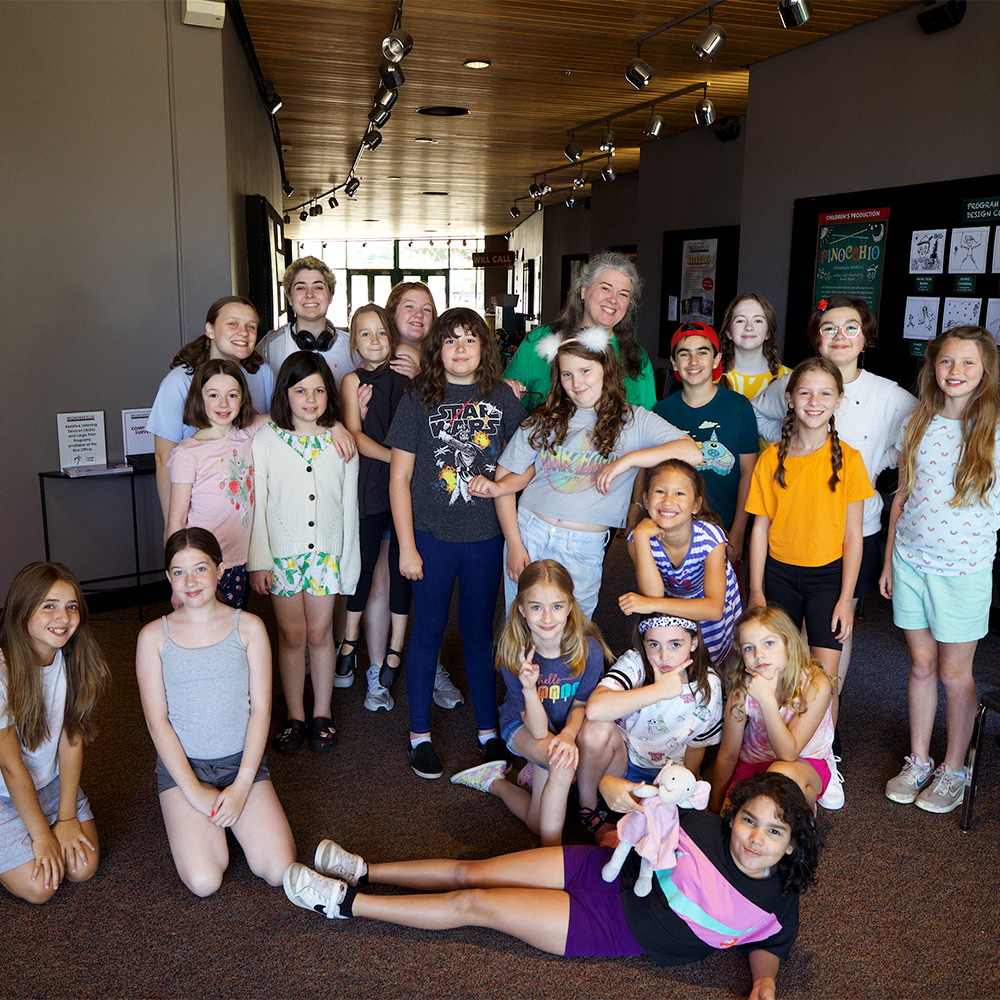 Annie Kaiser and kids Annie Kaiser and the kids at 2023 summer camp.