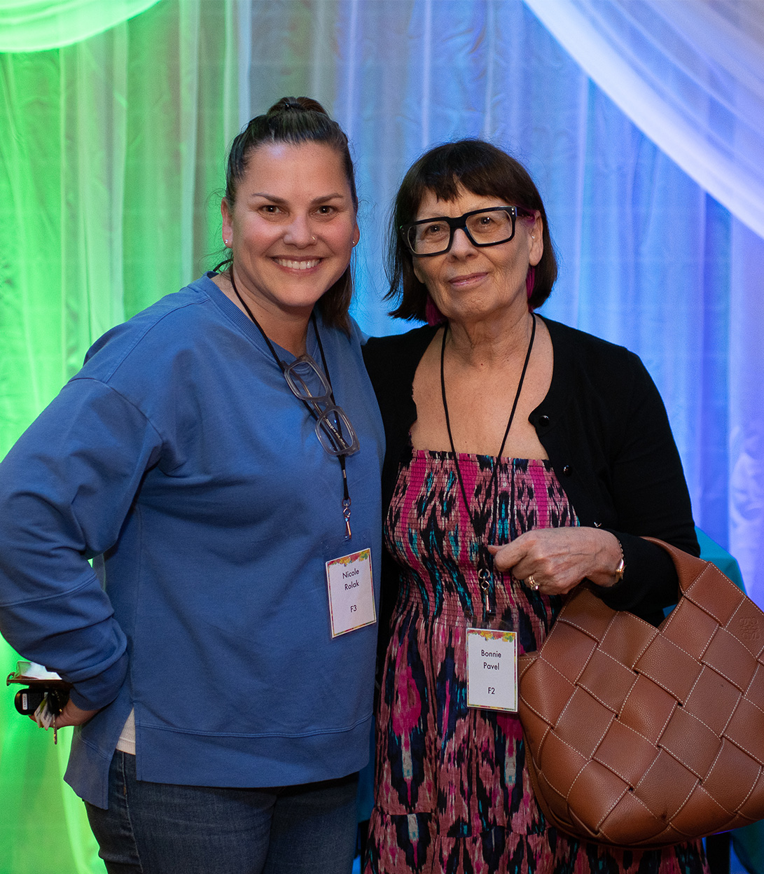 Bonnie Pavel Photo of Bonnie Pavel and Nicole Rolak at our 2022 Gala.