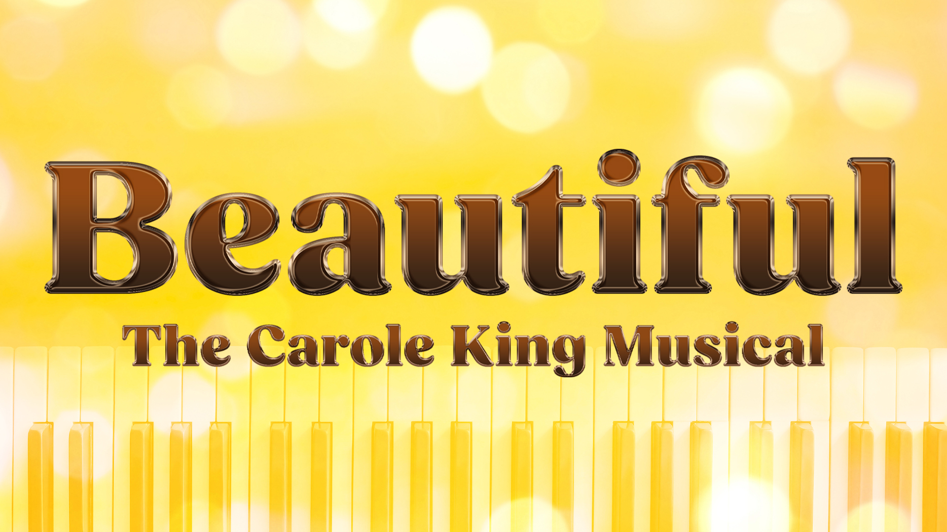 Beautiful: The Carole King Musical (2024) - 1920x1080 Logo for Beautiful, the Carole King musical.