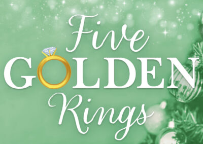 Logo for Five Golden Rings.
