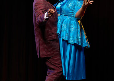 Charles Grant and Antonía Darlene in Ain’t Misbehavin’ at Broadway Rose Theatre Company, September 21 – October 15, 2023. Photo by Fletcher Wold.