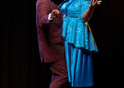 Charles Grant and Antonía Darlene in Ain’t Misbehavin’ at Broadway Rose Theatre Company, September 21 – October 15, 2023. Photo by Fletcher Wold.