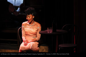 Jai Shane in Ain't Misbehavin' at Broadway Rose Theatre Company, September 21 - October 15, 2023. Photo by Fletcher Wold.