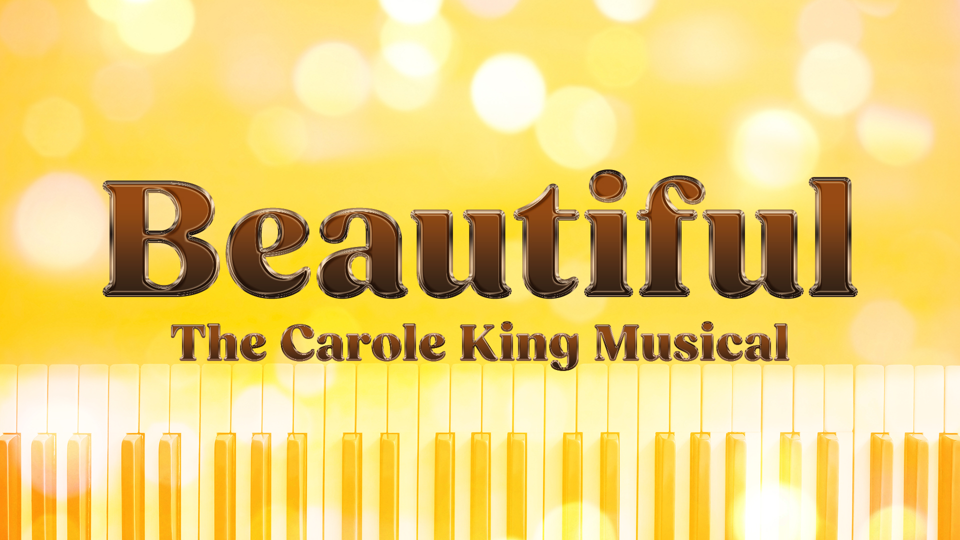 Logo for Beautiful, the Carole King musical.