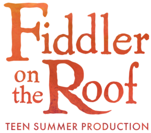 Logo for Fiddler on the Roof teen summer production.