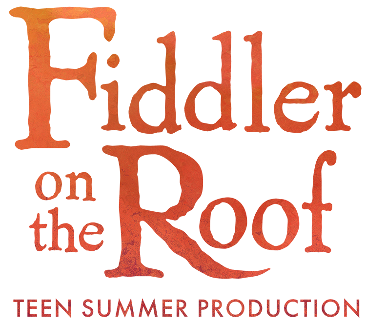 Logo for Fiddler on the Roof teen summer production.
