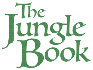 Logo for The Jungle Book, a children's theatre production.