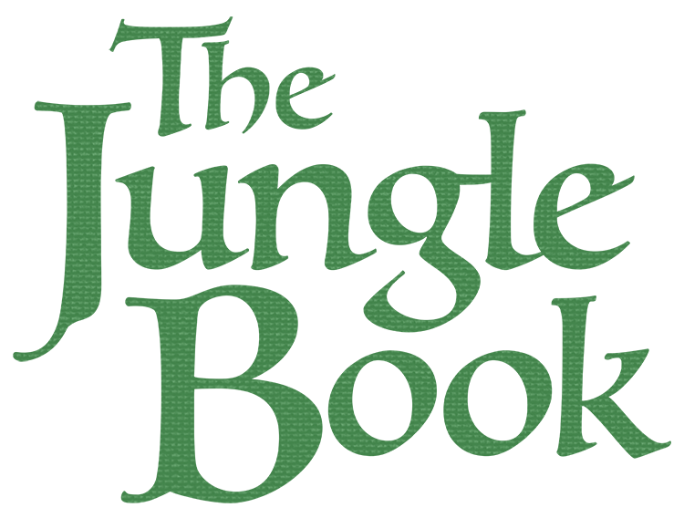 Logo for The Jungle Book, a children's theatre production.