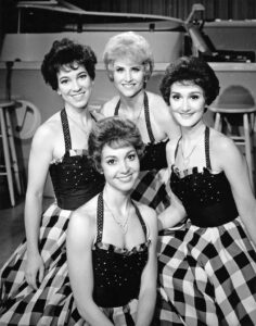 Photo of the original cast of The Tafettas, 1988.