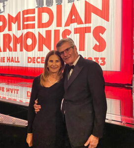 Photo of Harvey and Sandy Platt at Carnegie Hall.