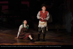 Teen Summer Production of Fiddler on the Roof at the Broadway Rose Theatre Company. August 15 to 17, 2024. Photo by Amanda Shama.