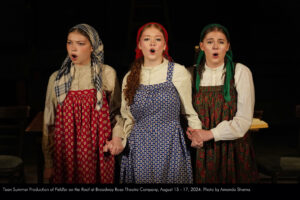 Teen Summer Production of Fiddler on the Roof at the Broadway Rose Theatre Company. August 15 to 17, 2024. Photo by Amanda Shama.