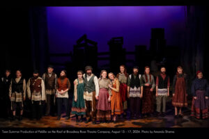 Teen Summer Production of Fiddler on the Roof at the Broadway Rose Theatre Company. August 15 to 17, 2024. Photo by Amanda Shama.