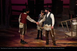 Teen Summer Production of Fiddler on the Roof at the Broadway Rose Theatre Company. August 15 to 17, 2024. Photo by Amanda Shama.