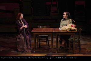 Teen Summer Production of Fiddler on the Roof at the Broadway Rose Theatre Company. August 15 to 17, 2024. Photo by Amanda Shama.