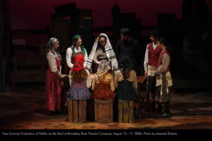 Teen Summer Production of Fiddler on the Roof at the Broadway Rose Theatre Company. August 15 to 17, 2024. Photo by Amanda Shama.