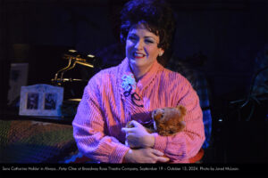 Sara Catherine Holder in Always...Patsy Cline at Broadway Rose Theatre Company, September 19 - October 13, 2024. Photo by Jared McLean.