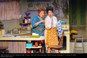 Sharon Maroney and Sara Catherine Holder in Always... Patsy Cline at Broadway Rose Theatre Company, September 19 - October 13, 2024. Photo by Jared McLean.