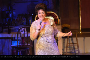 Sara Catherine Holder in Always...Patsy Cline at Broadway Rose Theatre Company, September 19 - October 13, 2024. Photo by Jared McLean.