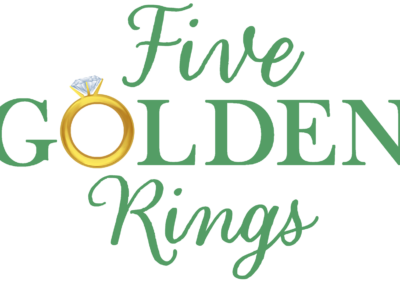 Logo for Five Golden Rings.