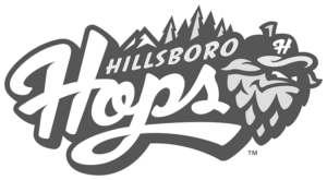 Logo of the Hillsboro Hops baseball team.