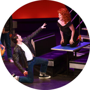 Photo of Danny and Sandy from our 2025 production of Grease.