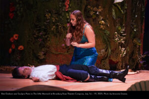 Brie Graham and Soulynn Perez in The Little Mermaid at Broadway Rose Theatre Company, July 16 - 19, 2025. Photo by Amanda Shama.