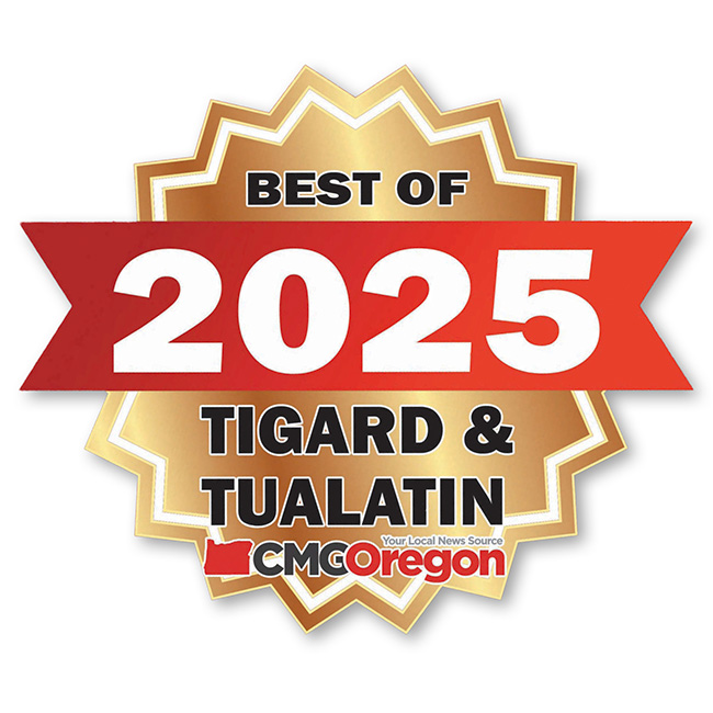 A graphic that reads Best of 2025 Tigard and Tualatin. CMG Oregon, your local news source.