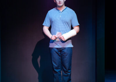 Ryan Burton in Dear Evan Hansen at Broadway Rose Theatre Company, March 19 - April 19, 2026. Photo by Jared McLean.