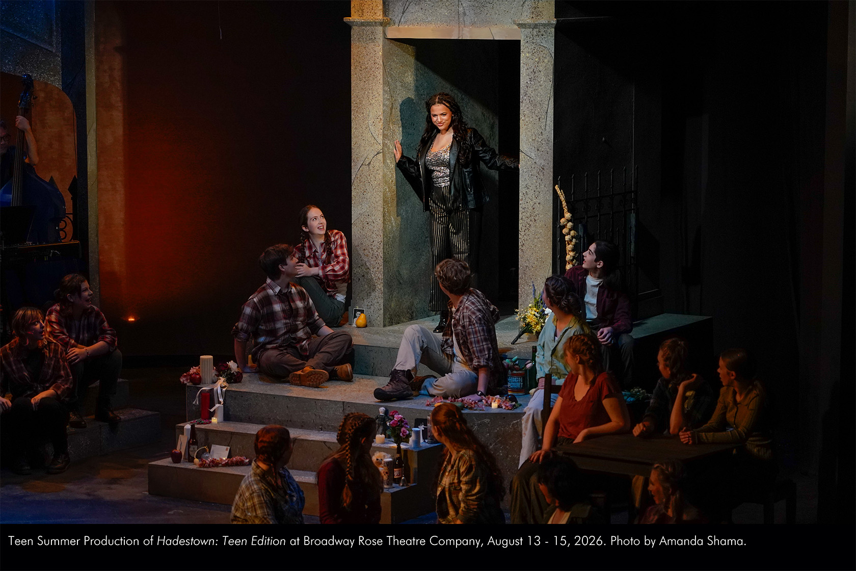 Teen Summer Production of Hadestown: Teen Edition at Broadway Rose Theatre Company, August 13 - 15, 2026. Photo by Amanda Shama.