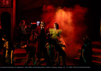 Teen Summer Production of Hadestown: Teen Edition at Broadway Rose Theatre Company, August 13 - 15, 2026. Photo by Amanda Shama.